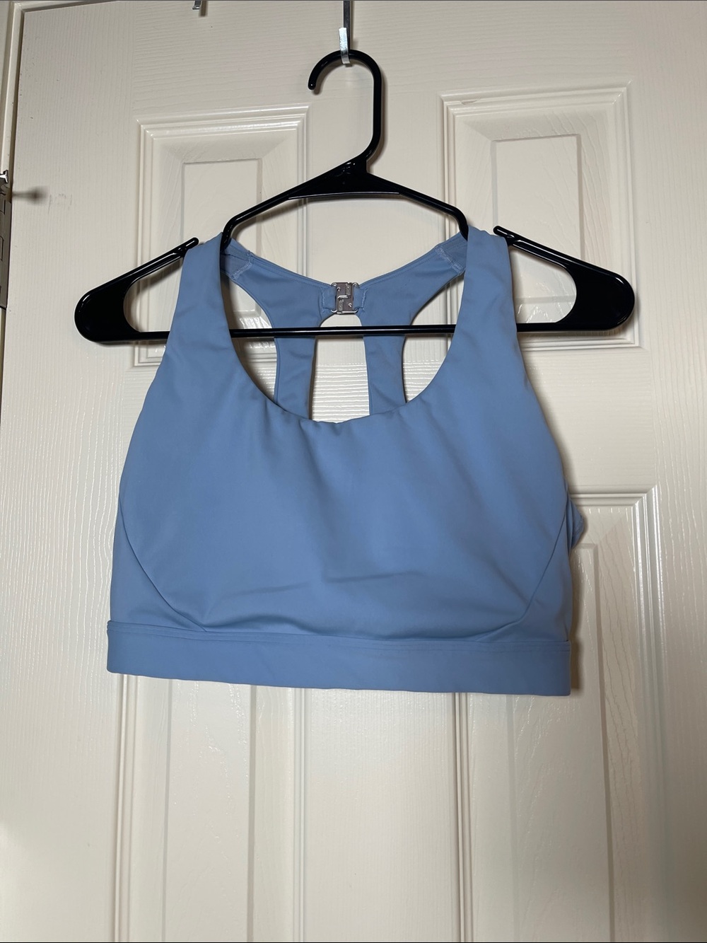 Athleta Periwinkle High-Neck Sports Bra